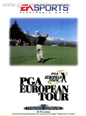 Cover PGA European Tour for Genesis - Mega Drive